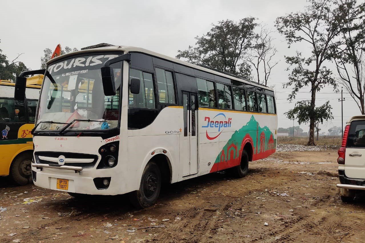 30 seater bus rental in Mathura