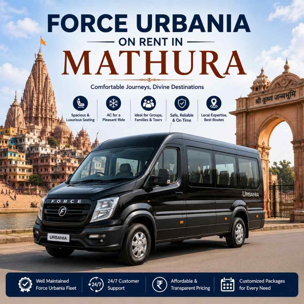 Tempo Traveller rental service in Mathura